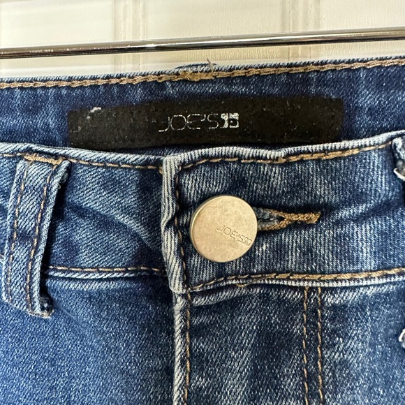 Joes Jeans Girls High Rise Flare Medium Wash Curved Seam Denim Blue Size 12 - Picture 4 of 9